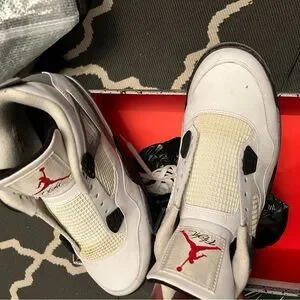 Jordan | Shoes | Air Jordan Cookie And Cream 4 Mens White  display picture 1